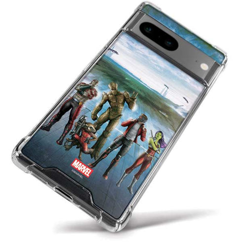 Marvel Guardians of the Galaxy Hero Squad Google Pixel 8 Clear Case